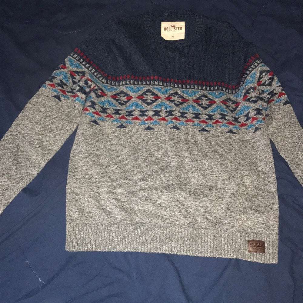 Patterned Hollister Sweater